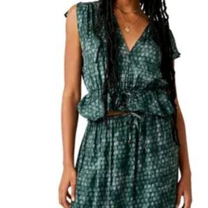 NEW Free People Dreambound Crop Top & Maxi Skirt - size XL